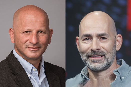 מימין: גיל ארזי, מייסד ומנהל קרן הון סיכון FinTLV, צילום: אייל טואג; קובי בנדלק, מנכ״ל InsurTech Israel, צילום: ארתור פורר